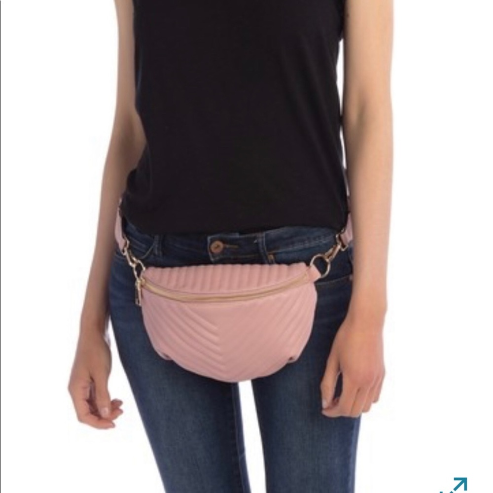 Steve Madden pink fanny pack